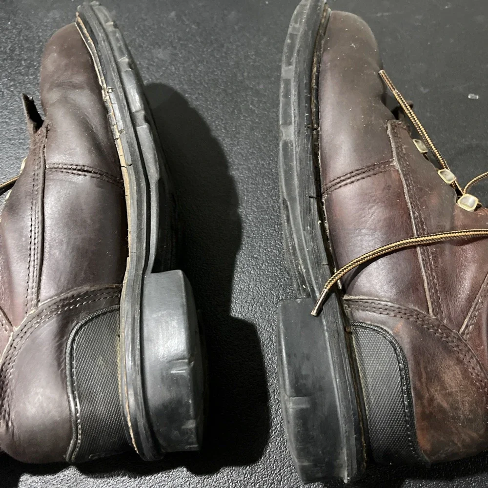 Ariat Work Boots Mens 9.5 Brown Cobalt XR Steel Toe Lace‎ Up Kiltie Leather
